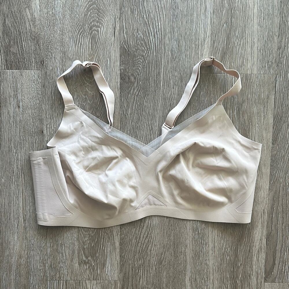 HoneyLove CrossOver Wireless Bra Light Tan Size 2X